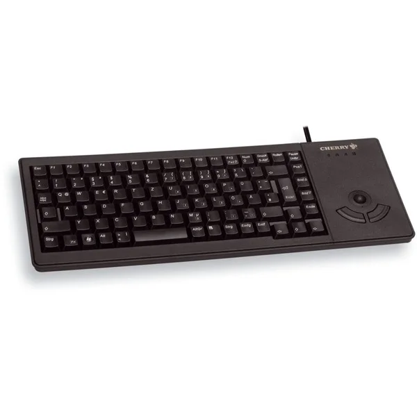 CHERRY XS Trackball Keyboard G84-5400, Tastatur (schwarz, DE-Layout)
