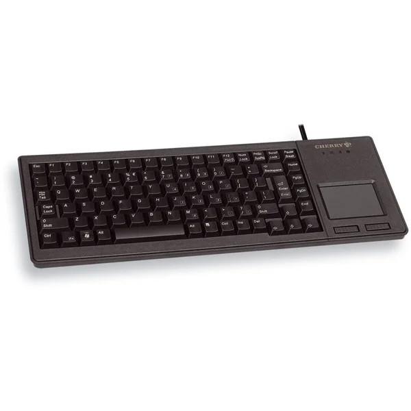 CHERRY XS Touchpad Keyboard G84-5500, Tastatur (schwarz, DE-Layout, Rubberdome)