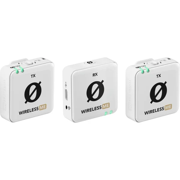 Rode Microphones Wireless ME Dual , Mikrofon (weiß, USB-C, 3.5 mm Klinke)