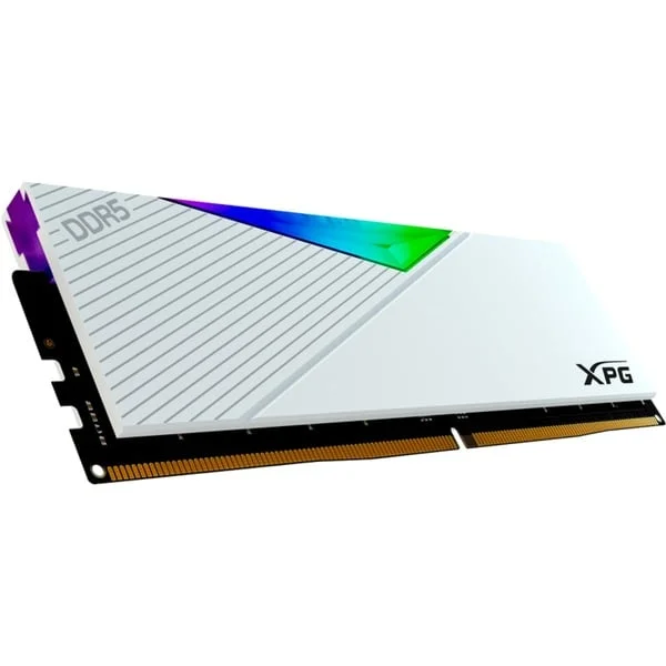 ADATA DIMM 16 GB DDR5-7200 , Arbeitsspeicher (weiß, AX5U7200C3416G-CLARWH, Lancer RGB, INTEL XMP)