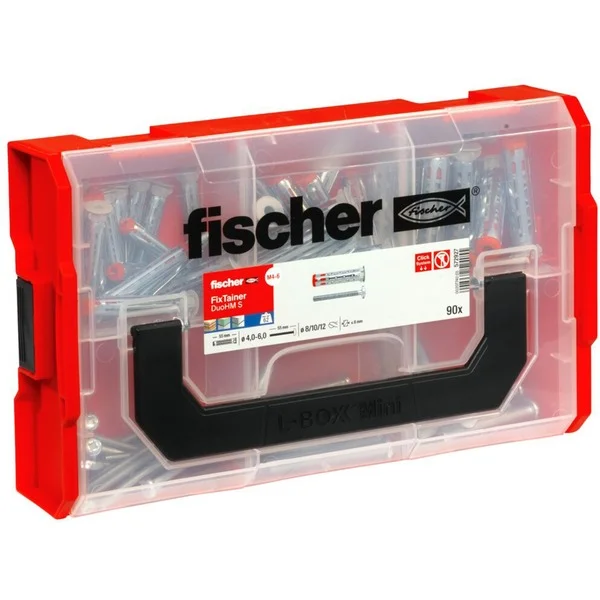 fischer FixTainer DuoHM Hohlraumdübel + Panhead-Schraube TX (90-teilig)
