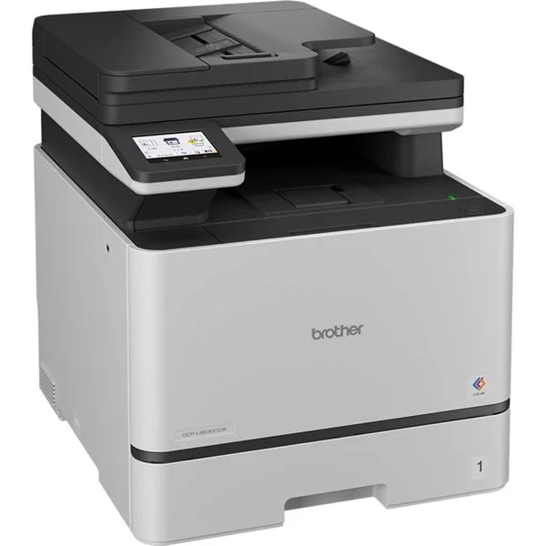 Brother DCP-L8630CDW, Multifunktionsdrucker (grau/dunkelgrau, Scan, Kopie, USB, LAN, WLAN, Duplex (Druck))