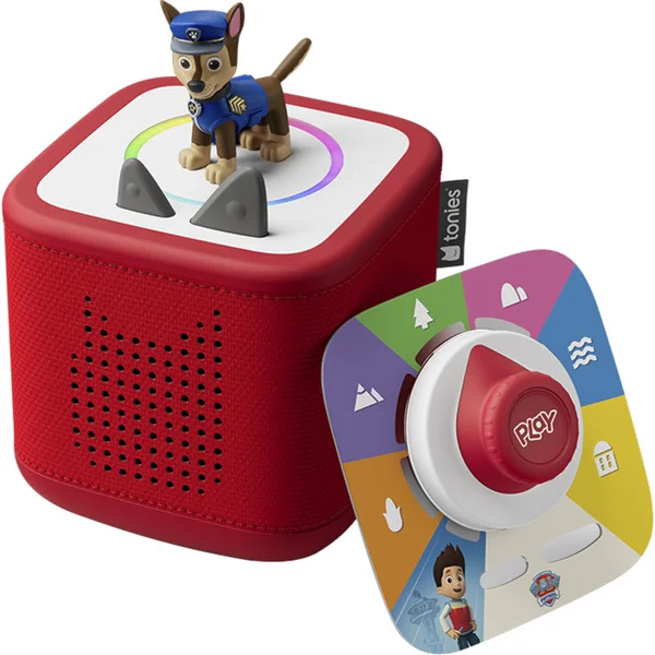 tonies Toniebox 2 Rot Play Set Paw Patrol Chase, Lautsprecher