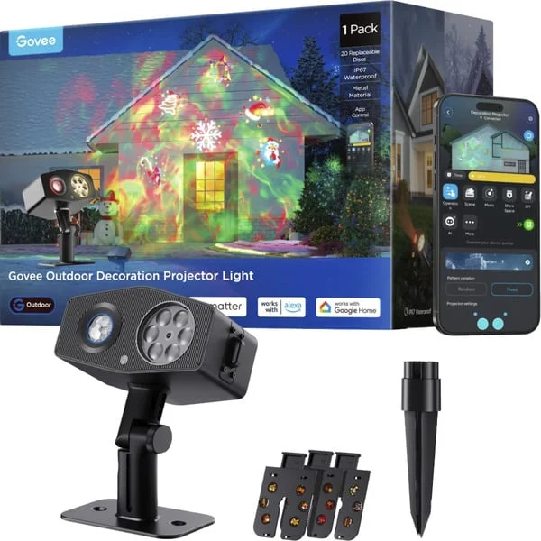 Govee Outdoor Decoration Projector Light, LED-Leuchte