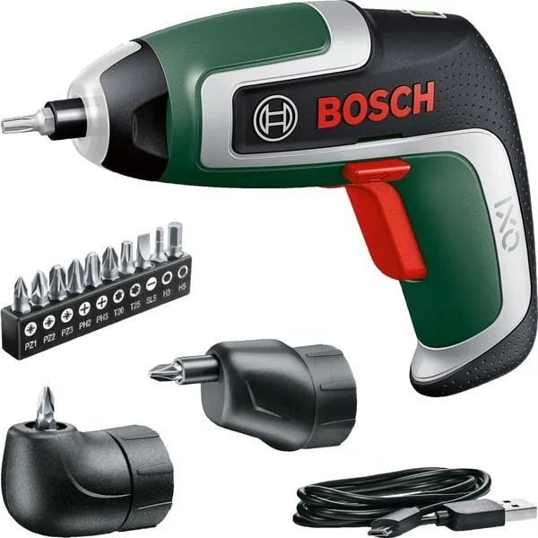 Bosch Heimwerken & Garten Akkuschrauber IXO 7 Set, 3,6Volt (grün/schwarz, Li-Ionen Akku 2,0Ah)