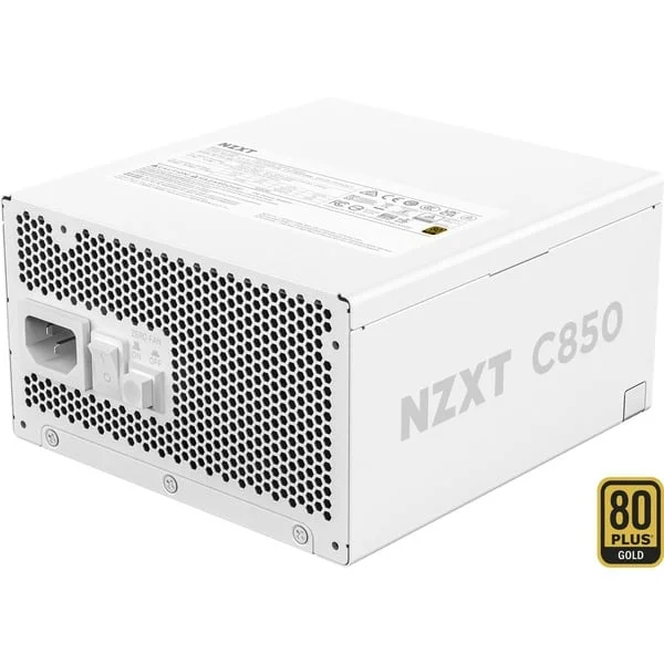 NZXT C850 Gold ATX 3.1, PC-Netzteil (weiß, 1x 16-Pin Grafikkarten Stecker, 3x PCIe, Kabel-Management, 850 Watt)