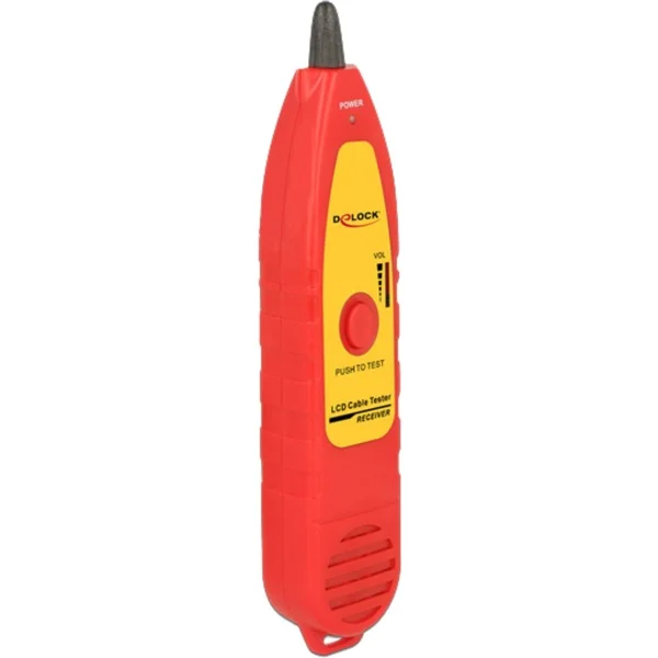 DeLOCK Netzwerk Kabelfinder, Kabeltester (rot)