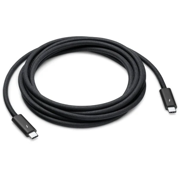Apple Thunderbolt 4 Pro Kabel (schwarz, 3 Meter)