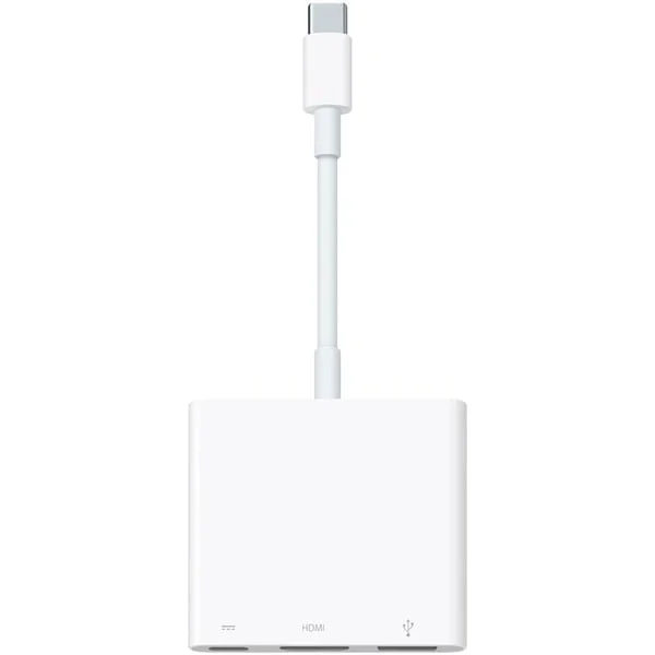 Apple USB Multiport-Adapter, USB-C > USB-A + USB-C + HDMI-Buchse (weiß)