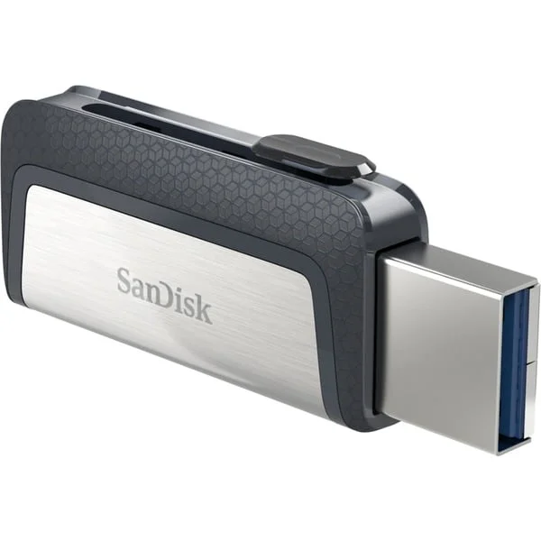 SanDisk Ultra Dual USB Typ-C Laufwerk 256 GB, USB-Stick (USB-A 3.2 Gen 1, USB-C 3.2 Gen 1)