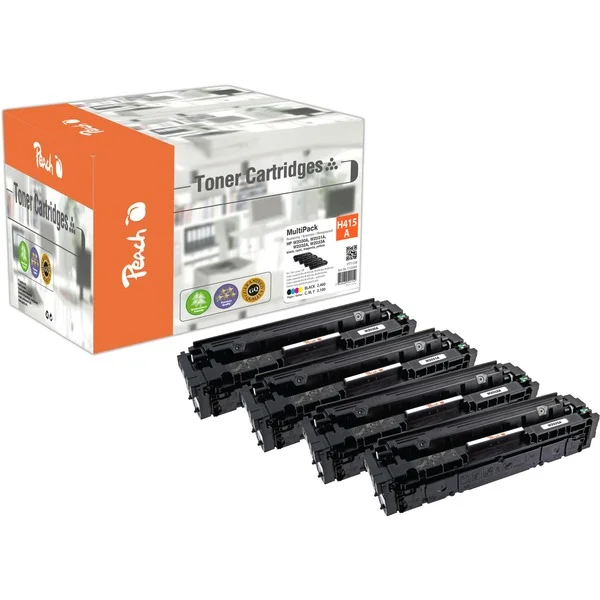 Peach Toner Spar Pack PT1139 (kompatibel zu HP 415A)
