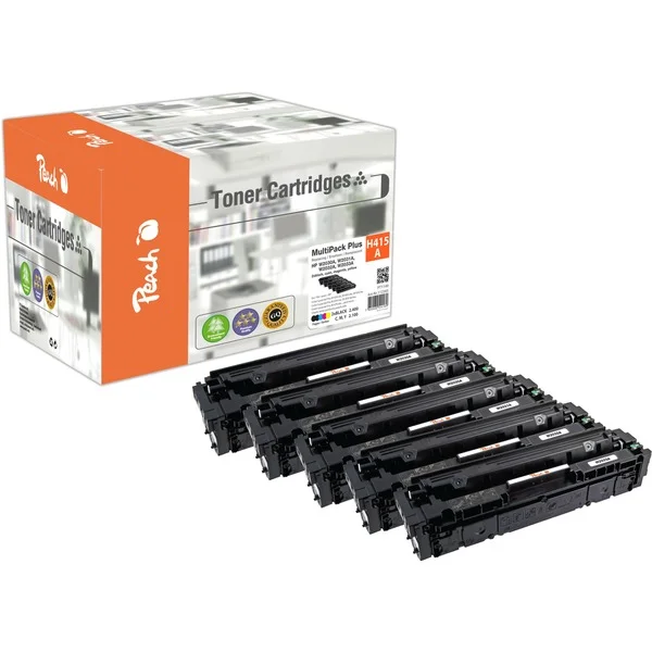 Peach Toner Spar Pack Plus PT1140 (kompatibel zu HP 415A)