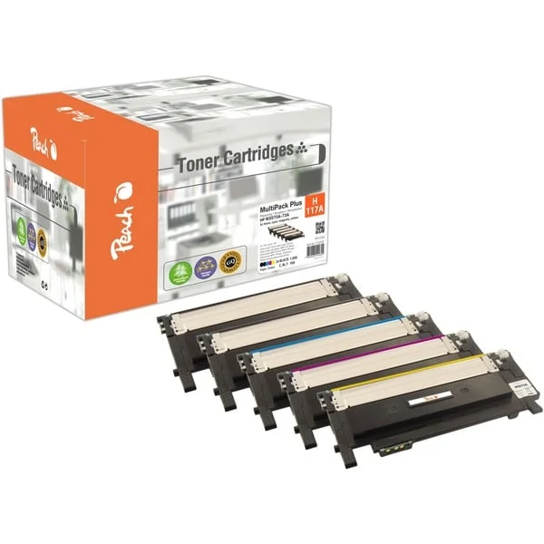 Peach Toner Spar Pack Plus PT1153 (kompatibel zu HP 117A)