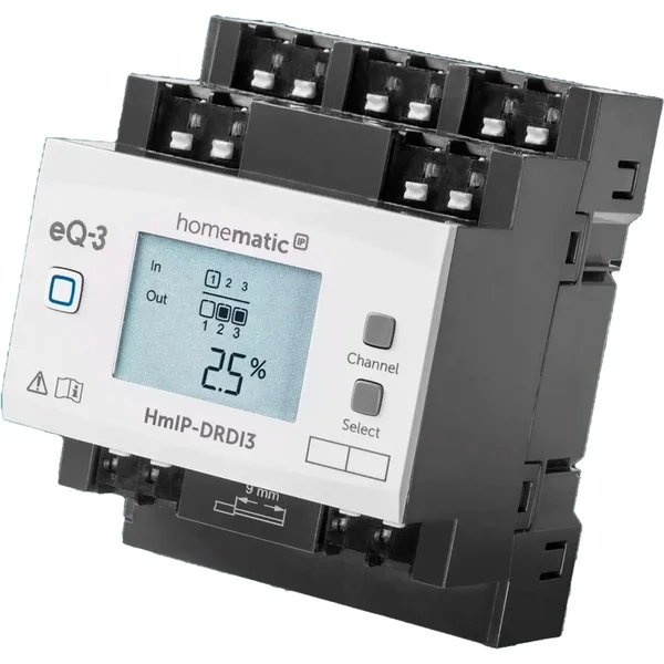 Homematic IP Dimmaktor für Hutschienenmontage – 3-fach (HmIP-DRDI3), Dimmer