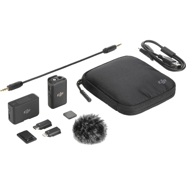 DJI Mic Mini 2 , Mikrofon ((1 Sender + 1 Mobile Empfänger + Ladeschale) Bluetooth 5.3)