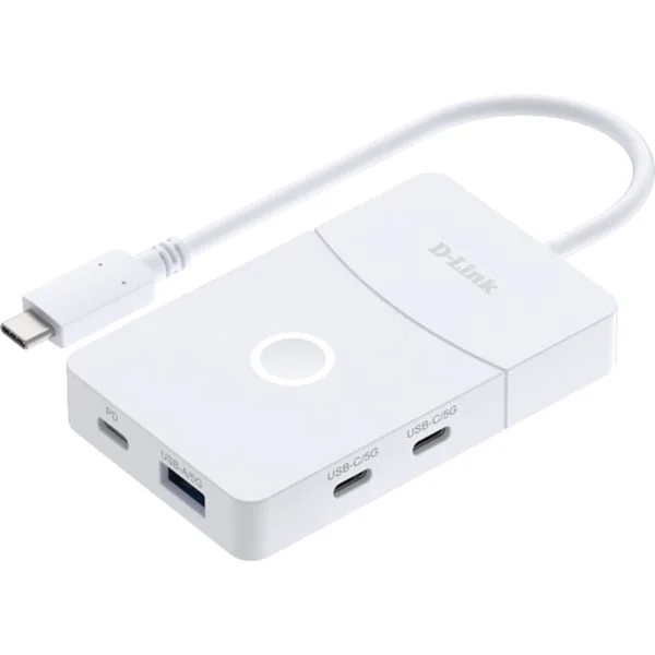 D-Link DUP-501, Hub (weiß, USB-C, PD, Wireless HDMI)