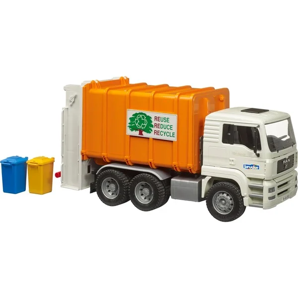 bruder 02772 MAN TGA Müll LKW Hecklader, Modellfahrzeug