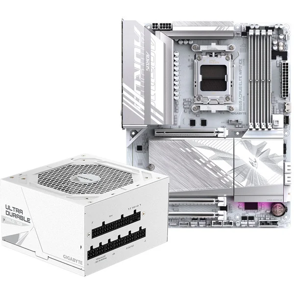 GIGABYTE B850 A ELITE WF7 ICE + GP-UD750GM PG5 ICE, PC-Aufrüstkit (weiß)