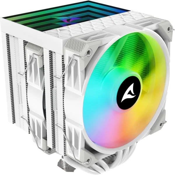 Sharkoon A60 RGB, CPU-Kühler (weiß, 120 mm)