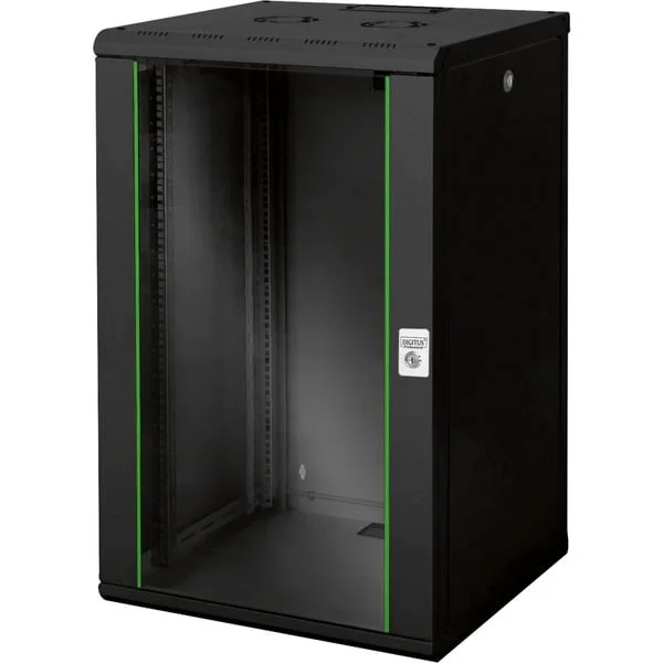Digitus Wandgehäuse Unique 600x600 20HE, IT-Schrank (schwarz, 20 Höheneinheiten)
