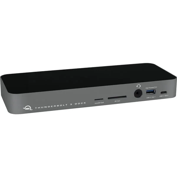 OWC Thunderbolt 3 Dock 14-Port, Dockingstation (grau, USB-C, LAN, mini DisplayPort)