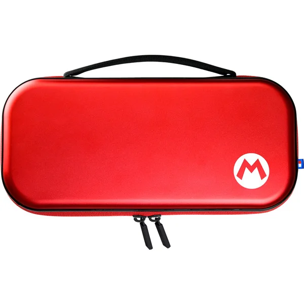 HORI Alumi Case (Mario) Metalles Premium Etui, Tasche (rot/schwarz, für Nintendo Switch 2)