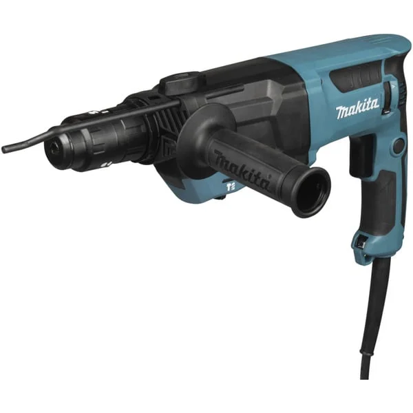 Makita Kombihammer HR2670FTX1, Bohrhammer (blau/schwarz, 800 Watt, Transportkoffer, Meißel)