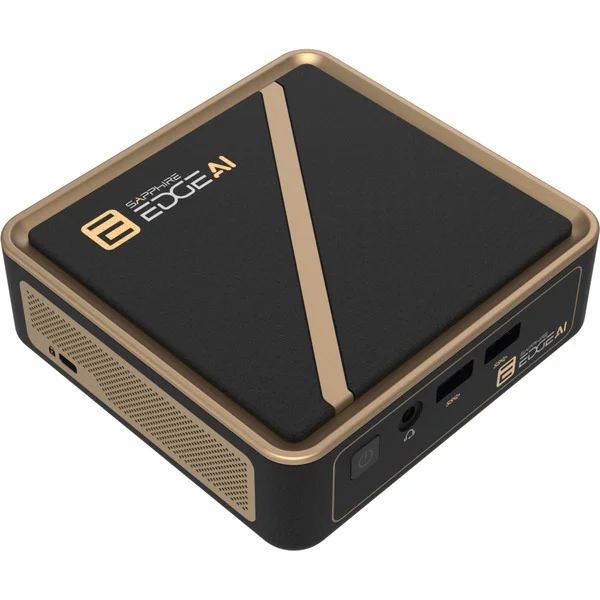 SAPPHIRE EDGE AI 350, Barebone (schwarz/gold, ohne Betriebssystem)
