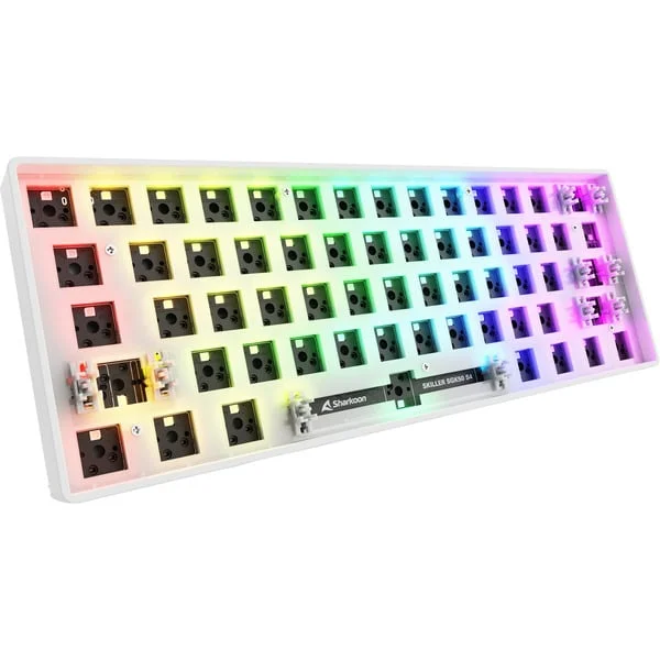 Sharkoon SKILLER SGK50 S4 Gen2 Barebone, Gaming-Tastatur (weiß)