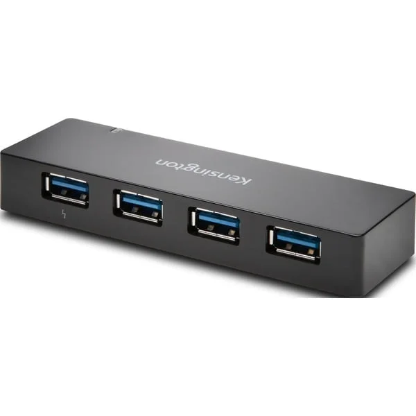 Kensington UH4000C USB 3.0 4-Port Hub mit Ladefunktion, USB-Hub (4x USB 3.0 Typ-A)