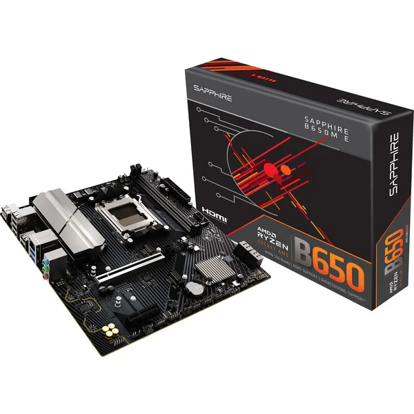 SAPPHIRE B650M-E, Mainboard (schwarz)