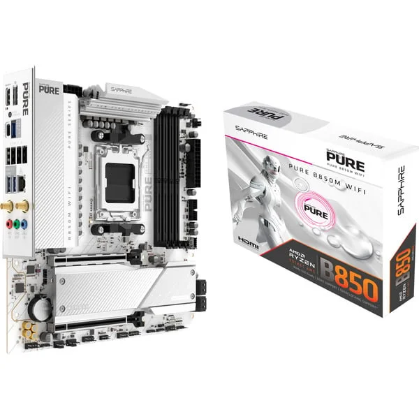 SAPPHIRE PURE B850M WIFI, Mainboard