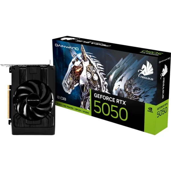 Gainward GeForce RTX 5050 Pegasus 8GB, Grafikkarte (DLSS 5, 3x DisplayPort, 1x HDMI 2.1)