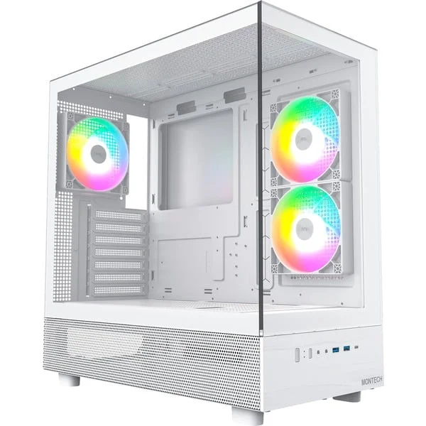 Montech XR , Tower-Gehäuse (weiß, Tempered Glass x 2)