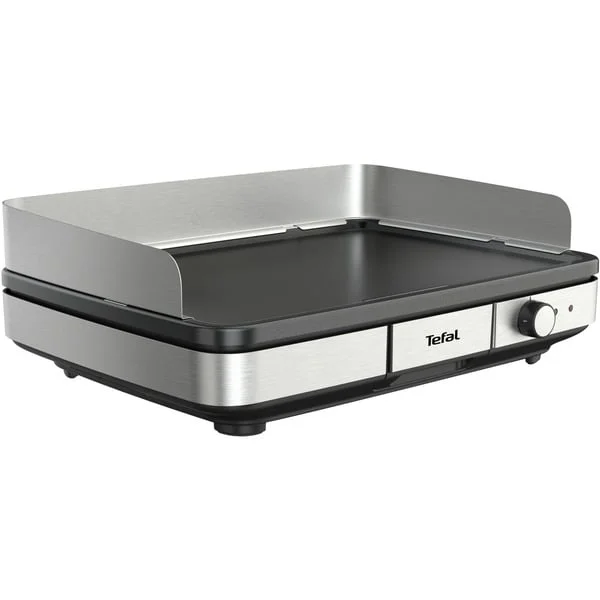 Tefal Elektrogrill Maxi Plancha CB690 (schwarz/edelstahl, 2.300 Watt)