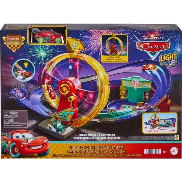 Mattel Lightning McQueen Celebration Rennstrecke, Rennbahn