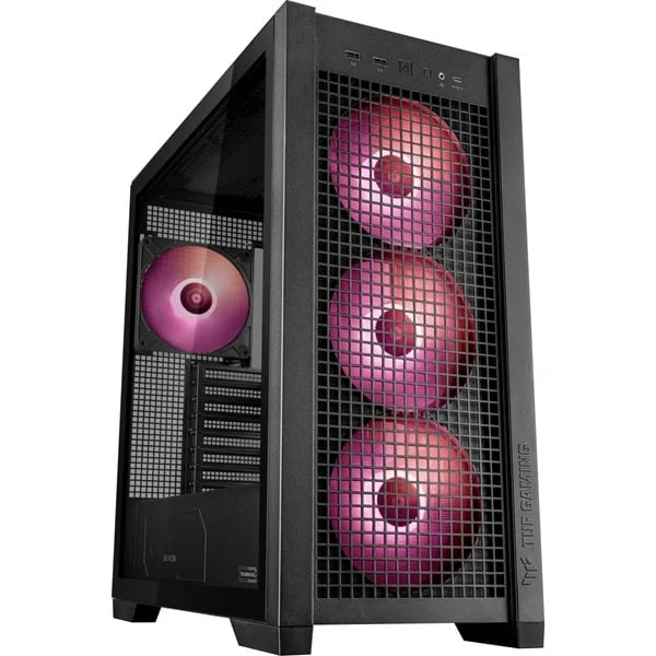 ASUS TUF GAMING GT302 ARGB , Tower-Gehäuse (schwarz, Tempered Glass)