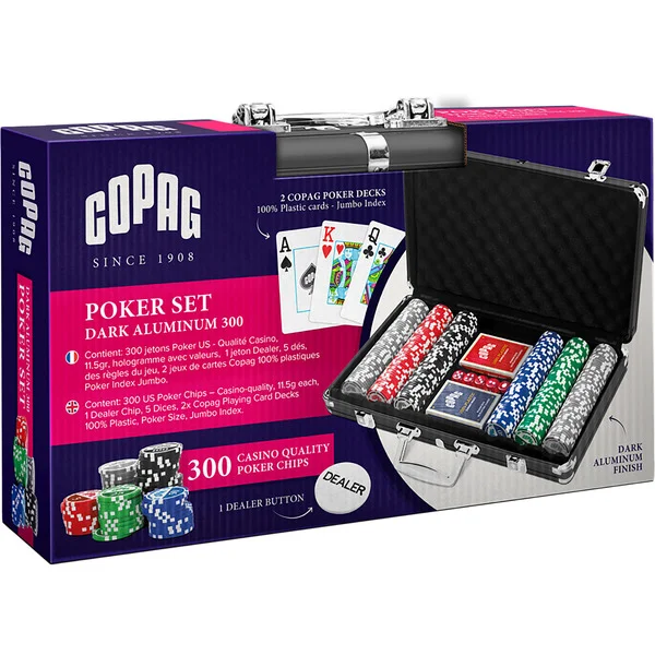 Cartamundi Poker Set Aluminium 300 Casino, Koffer (aluminium)