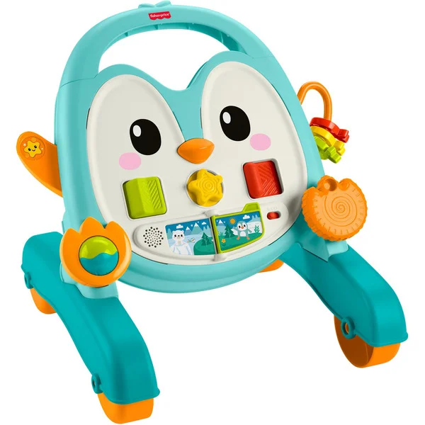 Mattel 2-in-1 Musikalischer Pinguin Lauflernwagen