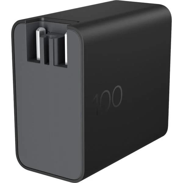 HP 100 W GaN-Wandladegerät (schwarz, für Laptops, Smartphones und Tablets)