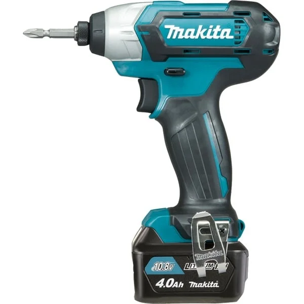 Makita Akku-Schlagschrauber TD110DSMJ, 10,8Volt (blau/schwarz, 2x Li-Ionen-Akku 4,0Ah, in MAKPAC Gr.1)