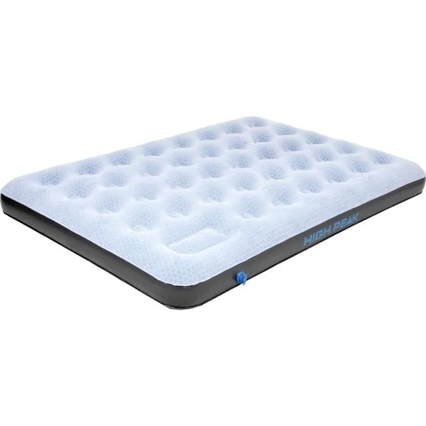 High Peak Air bed Double Comfort Plus 40025, Camping-Luftbett (grau/blau)