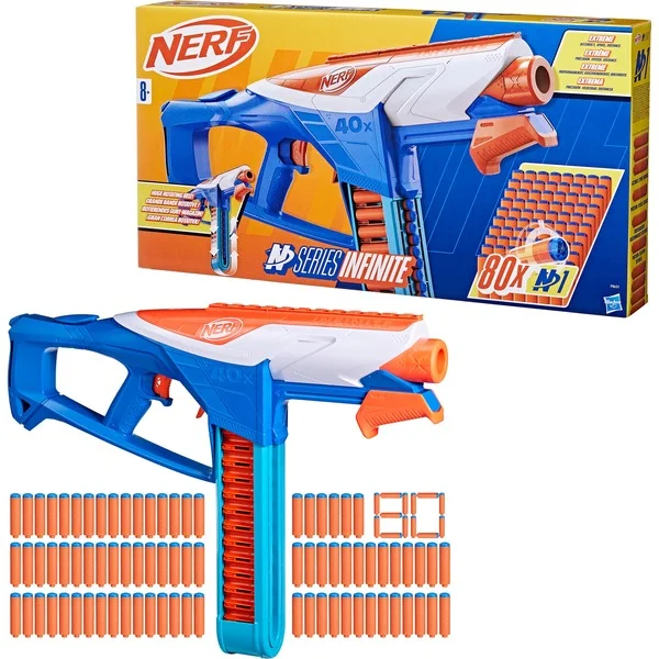 Hasbro Nerf N Series Infinite, Dartblaster (blau/orange)