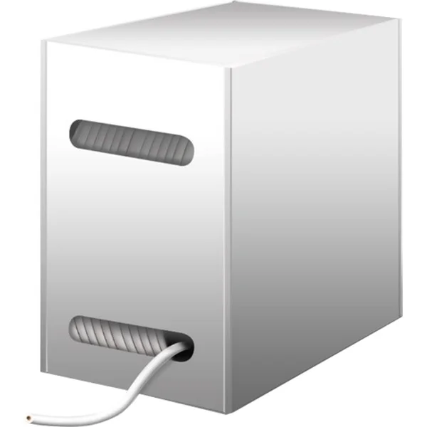 goobay Netzwerkkabel Cat.6, U/UTP (grau, 305 Meter)