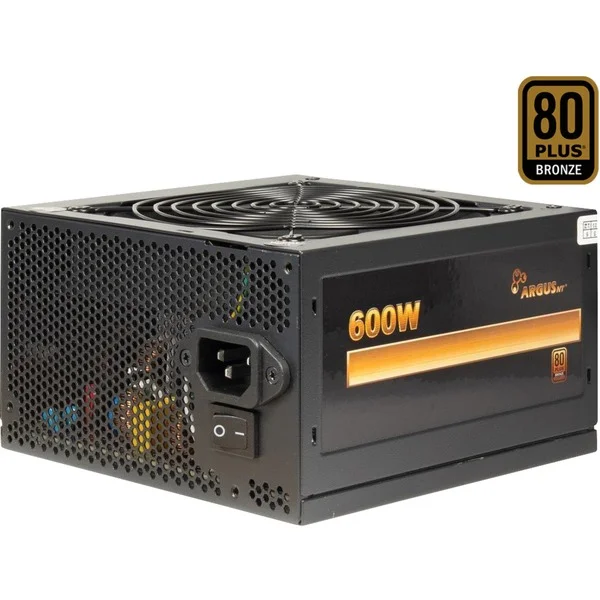 Inter-Tech Argus BPS-600 600W, PC-Netzteil (schwarz, 4x PCIe, 600 Watt)
