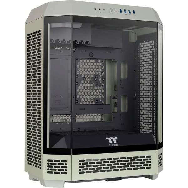 Thermaltake The Tower 600 Matcha Green, Tower-Gehäuse (hellgrün, Tempered Glass x 3)