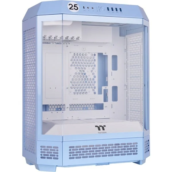 Thermaltake The Tower 600 Hydrangea Blue, Tower-Gehäuse (hellblau, Tempered Glass x 3)