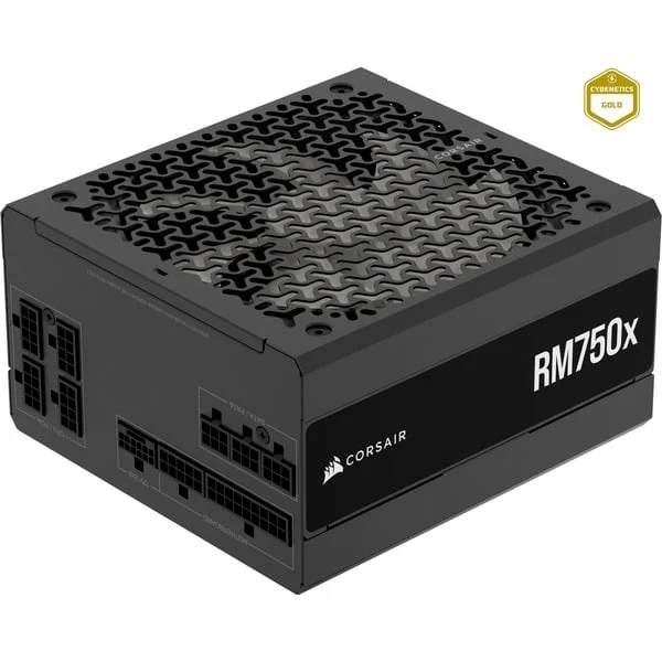 Corsair RM750x (2024), PC-Netzteil (schwarz, 1x 12+4 Pin High Power GPU, 3x PCIe, Kabel-Management, 750 Watt)