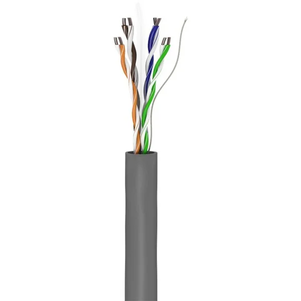 goobay Netzwerkkabel Cat.6, U/UTP (grau, 305 Meter)