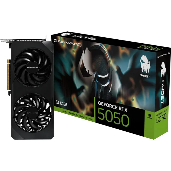 Gainward GeForce RTX 5050 Ghost 8GB, Grafikkarte (DLSS 5, 3x DisplayPort, 1x HDMI 2.1)